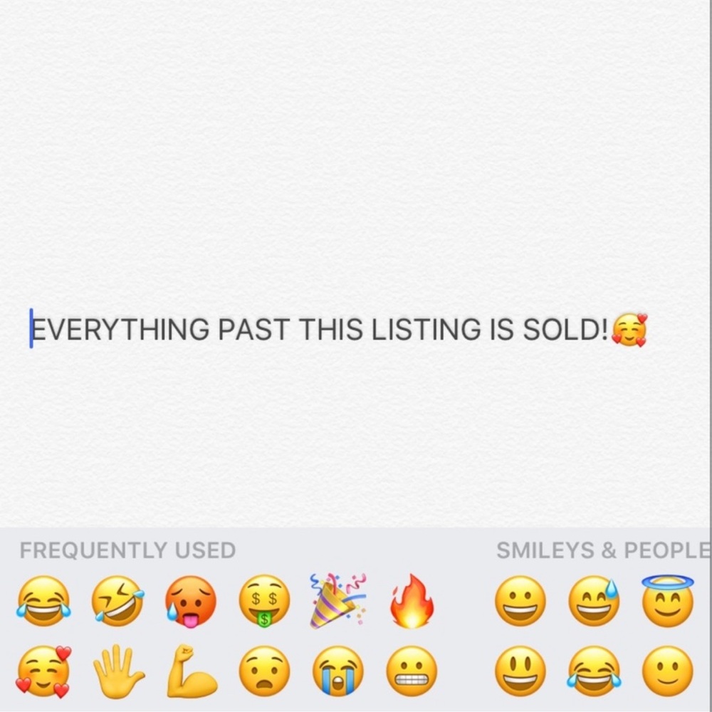 Everything past this listing is SOLD!